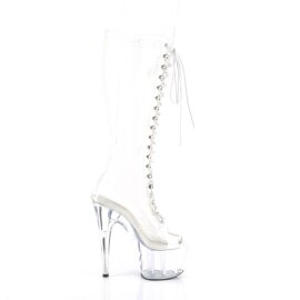 Pleaser ADORE-2021CStivali con Plateau Trasparente EU-35 / US-5