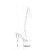 Pleaser ADORE-2021CStivali con Plateau Trasparente EU-36 / US-6