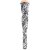 Pleaser ADORE-3000DP Stivali Sopra Il Ginocchio Con Plateau Nero Bianco EU-40 / US-10