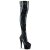 Pleaser ADORE-3000HWR Stivali Sopra Il Ginocchio Con Plateau Holo Nero EU-44 / US-14
