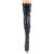 Pleaser ADORE-3000HWR Stivali Sopra Il Ginocchio Con Plateau Holo Nero EU-35 / US-5