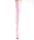 Pleaser ADORE-3000HWR Stivali Sopra Il Ginocchio Con Plateau Holo Rosa Chiaro EU-35 / US-5