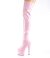 Pleaser ADORE-3000HWR Stivali Sopra Il Ginocchio Con Plateau Holo Rosa Chiaro EU-37 / US-7