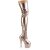 Pleaser ADORE-3000HWR Stivali Sopra Il Ginocchio Con Plateau Holo Dorato Rosa EU-35 / US-5