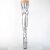 Pleaser ADORE-3000HWR Stivali Sopra Il Ginocchio Con Plateau Holo Argento EU-41 / US-11
