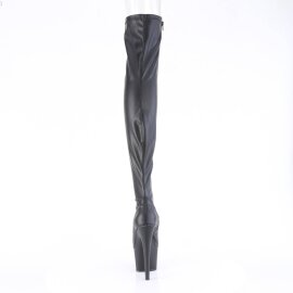 Pleaser ADORE-3011 Stivali Sopra Il Ginocchio Con Plateau Similpelle Nero EU-38 / US-8