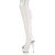 Pleaser ADORE-3019 Stivali Sopra Il Ginocchio Con Plateau Similpelle Bianco EU-41 / US-11