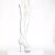 Pleaser ADORE-3021 Stivali Sopra Il Ginocchio Con Plateau Trasparente EU-35 / US-5