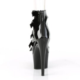 Pleaser ADORE-700-33 Stivaletti con Plateau Vernice Nero EU-40 / US-10