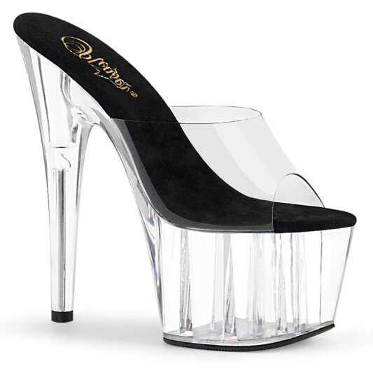 Pleaser ADORE-701 Mules con Plateau Trasparente EU-38 / US-8