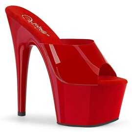 Pleaser ADORE-701N Mules con Plateau Rosso EU-35 / US-5