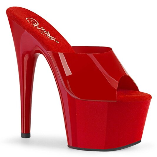 Pleaser ADORE-701N Mules con Plateau Rosso EU-38 / US-8