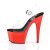Pleaser ADORE-708 Sandali con Plateau Cromato Trasparente Rosso EU-38 / US-8
