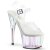 Pleaser ADORE-708HT Sandali con Plateau Fumo Trasparente EU-37 / US-7