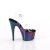 Pleaser ADORE-708MCH Sandali con Plateau Trasparente Multicolore EU-35 / US-5
