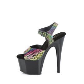 Pleaser ADORE-708N-LTP Sandali con Plateau Multicolore EU-35 / US-5