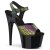 Pleaser ADORE-708N-LTP Sandali con Plateau Multicolore EU-38 / US-8