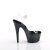 Pleaser ADORE-708SS Sandali con Plateau Glitter Trasparente Nero EU-36 / US-6