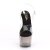 Pleaser ADORE-708T Sandali con Plateau Fumo Trasparente Grigio EU-35 / US-5