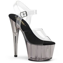 Pleaser ADORE-708T Sandali con Plateau Fumo Trasparente...