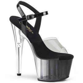 Pleaser ADORE-708T-1 Sandali con Plateau Fumo Trasparente...