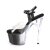 Pleaser ADORE-708T-1 Sandali con Plateau Fumo Trasparente Nero EU-41 / US-11