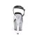 Pleaser ADORE-708T-1 Sandali con Plateau Fumo Trasparente Nero EU-37 / US-7