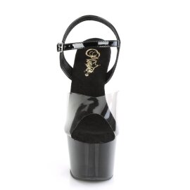 Pleaser ADORE-708T-1 Sandali con Plateau Fumo Trasparente...