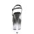 Pleaser ADORE-708T-2 Sandali con Plateau Fumo Trasparente Nero EU-40 / US-10