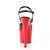 Pleaser ADORE-709 Sandali con Plateau Vernice Rosso Nero EU-35 / US-5