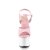 Pleaser ADORE-709 Sandali con Plateau Vernice Rosa Chiaro Bianco EU-38 / US-8