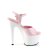 Pleaser ADORE-709 Sandali con Plateau Vernice Rosa Chiaro Bianco EU-38 / US-8