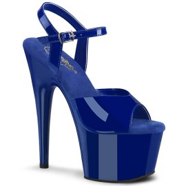 Pleaser ADORE-709 Sandali con Plateau Vernice Blu EU-37 / US-7