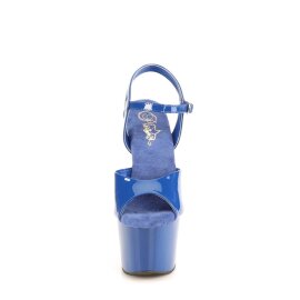 Pleaser ADORE-709 Sandali con Plateau Vernice Blu EU-38 /...