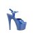 Pleaser ADORE-709 Sandali con Plateau Vernice Blu EU-38 / US-8