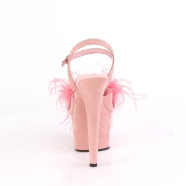 Pleaser ADORE-709F Sandali con Plateau Scamosciato Rosa Chiaro EU-35 / US-5