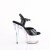 Pleaser ADORE-709HT Sandali con Plateau Ologramma Nero Trasparente EU-35 / US-5