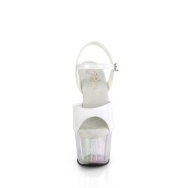 Pleaser ADORE-709HT Sandali con Plateau Ologramma Bianco...
