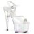 Pleaser ADORE-709HT Sandali con Plateau Ologramma Bianco Trasparente EU-35 / US-5