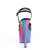 Pleaser ADORE-709RC Sandali con Plateau Vernice Nero Multicolore EU-41 / US-11