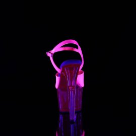 Pleaser ADORE-709UVT Sandali con Plateau Neon Rosa EU-40 / US-10