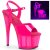 Pleaser ADORE-709UVT Sandali con Plateau Neon Rosa EU-41 / US-11