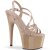 Pleaser ADORE-713 Sandali con Plateau Vernice Beige EU-35 / US-5