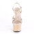 Pleaser ADORE-713 Sandali con Plateau Vernice Beige EU-35 / US-5