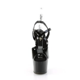 Pleaser ADORE-724 Sandali con Plateau Vernice Nero EU-35...