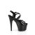 Pleaser ADORE-724 Sandali con Plateau Vernice Nero EU-35 / US-5