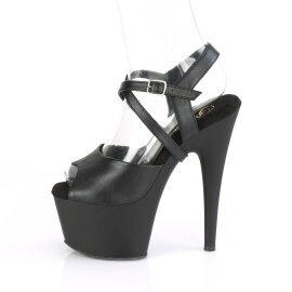 Pleaser ADORE-724 Sandali con Plateau Similpelle Nero EU-41 / US-11