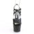 Pleaser ADORE-724 Sandali con Plateau Similpelle Nero EU-41 / US-11