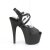 Pleaser ADORE-724 Sandali con Plateau Similpelle Nero EU-41 / US-11