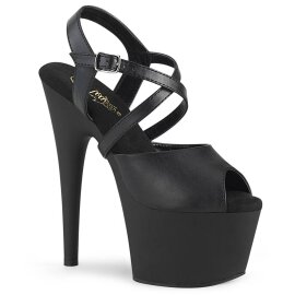 Pleaser ADORE-724 Sandali con Plateau Similpelle Nero...